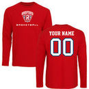 Radford Highlanders Personalized Basketball Long Sleeve T-Shirt - Red