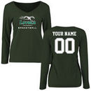 Loyola Greyhounds Women's Personalized Basketball Long Sleeve T-Shirt - Green