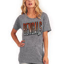 Cincinnati Bengals Junk Food Women's Touchdown Tri-Blend T-Shirt - Heathered Gray