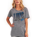 Detroit Lions Junk Food Women's Touchdown Tri-Blend T-Shirt - Heathered Gray