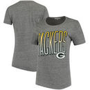 Green Bay Packers Junk Food Women's Touchdown Tri-Blend T-Shirt - Heathered Gray