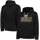 Michigan Wolverines Champion Chrome Polyester Pullover Hoodie - Black
