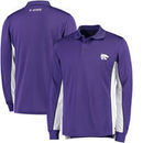 Kansas State Wildcats Colosseum Chip Shot Long Sleeve Polo - Purple