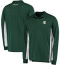 Michigan State Spartans Colosseum Chip Shot Long Sleeve Polo - Green