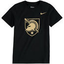 Army Black Knights Nike Youth Cotton Logo T-Shirt - Black
