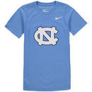 North Carolina Tar Heels Nike Youth Cotton Logo T-Shirt - Carolina Blue