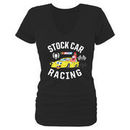 NASCAR Women's Spongebob Stock Car Racing T-Shirt - Black