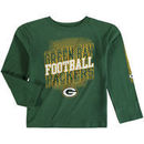 Green Bay Packers Preschool Frequency Long Sleeve T-Shirt - Green