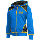 UCLA Bruins Colosseum Girls Youth Scaled Full Zip Hoodie - Light Blue