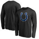 Indianapolis Colts Pro Line by Fanatics Branded Big & Tall Primary Logo Long Sleeve T-Shirt - Black
