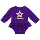 East Carolina Pirates Colosseum Girls Newborn & Infant Day Dreamer Long Sleeve Bodysuit - Purple
