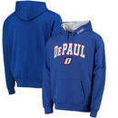 DePaul Blue Demons Arch & Logo Pullover Hoodie - Royal