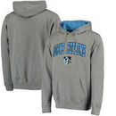 Johns Hopkins Blue Jays Arch & Logo Pullover Hoodie - Gray