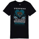 Jacksonville Jaguars Girl's Youth Candy Cane Love T-Shirt - Black