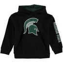 Michigan State Spartans Colosseum Newborn & Infant Big Logo Pullover Hoodie - Charcoal