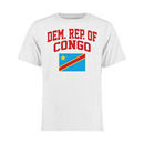 Democratic Republic of the Congo Youth Flag T-Shirt - White