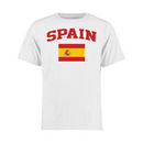 Spain Youth Flag T-Shirt - White