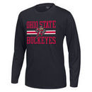 Ohio State Buckeyes Youth Callout Brutus Long Sleeve T-Shirt - Black