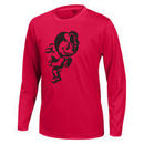 Ohio State Buckeyes Youth Callout Mascot Long Sleeve T-Shirt - Scarlet