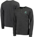 Michigan State Spartans Colosseum Fahrenheit Long Sleeve Henley T-Shirt - Heathered Black