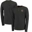 South Carolina Gamecocks Colosseum Fahrenheit Long Sleeve Henley T-Shirt - Heathered Black