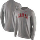 Alabama Crimson Tide Nike Wordmark Long Sleeve T-Shirt - Heathered Gray