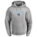 Johns Hopkins Blue Jays Proud Mascot Pullover Hoodie - Ash -