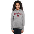 West Texas A&M Buffaloes Women's Proud Mascot Pullover Hoodie - Ash -