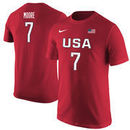 Maya Moore Women's USA Basketball Nike Women's Name & Number T-Shirt - Red