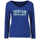Texas A&M Corpus Christi Islanders Women's Everyday Long Sleeve T-Shirt - Royal