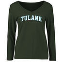 Tulane Green Wave Women's Everyday Long Sleeve T-Shirt - Green