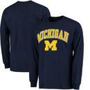 Michigan Wolverines Fanatics Branded Campus Long Sleeve T-Shirt - Navy