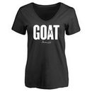Muhammad Ali Women's GOAT V-Neck T-Shirt - Black