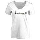 Muhammad Ali Women's V-Neck T-Shirt - White