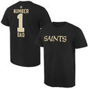 New Orleans Saints #1 Dad T-Shirt - Black