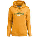 San Francisco Dons Women's Classic Wordmark Pullover Hoodie - Gold
