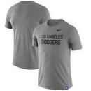 Los Angeles Dodgers Nike Women's Statement Team Name T-Shirt - Heathered Gray