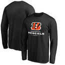Cincinnati Bengals NFL Pro Line by Fanatics Branded Team Lockup Long Sleeve T-Shirt - Black