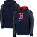 Boston Red Sox Majestic Armor II Tonal Therma Base Pullover Hoodie - Navy