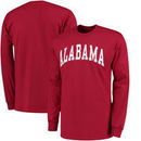 Alabama Crimson Tide Basic Arch Long Sleeve T-Shirt - Crimson