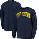West Virginia Mountaineers Basic Arch Long Sleeve T-Shirt - Navy