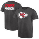 Kansas City Chiefs NFL Pro Line by Fanatics Branded Rally Logo T-Shirt - Heathered Gray