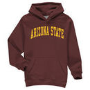 Arizona State Sun Devils Youth Basic Arch Pullover Hoodie - Maroon