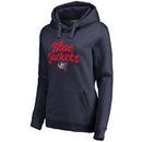 Columbus Blue Jackets Women's Free Hand Pullover Hoodie - Navy