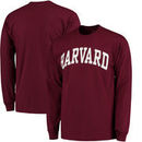 Harvard Crimson Basic Arch Long Sleeve T-Shirt - Crimson