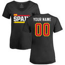 Spain Women's Personalized Name & Number T-Shirt - Black