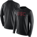 USC Trojans Nike Wordmark Long Sleeve T-Shirt - Black -