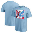 Angel McCoughtry Atlanta Dream Youth WNBA 20th Anniversary Player Social T-Shirt - Light Blue