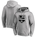 Los Angeles Kings Fanatics Branded Primary Logo Pullover Hoodie - Gray