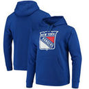 New York Rangers Fanatics Branded Primary Logo Pullover Hoodie - Blue